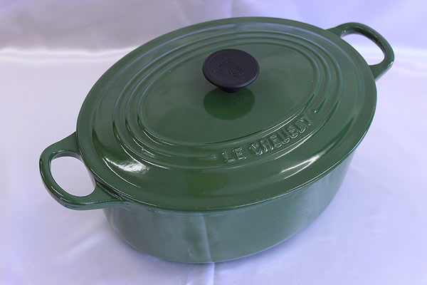 ■Le Creuset ル・クルーゼ■ココットオーバル25■グリーン■