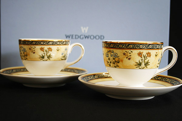 ■WEDGWOOD■ウェッジウッド■INDIA■カップ＆ソーサー■