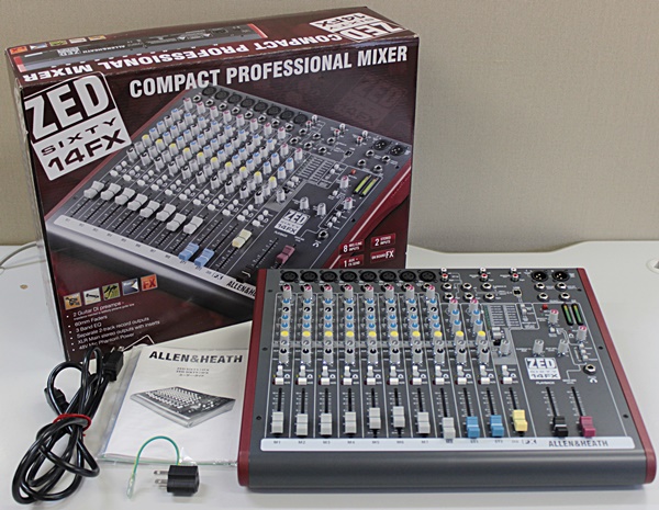 ■ALLEN&HEATH■アレン ヒース■ZED60-14FX■ミキサー■